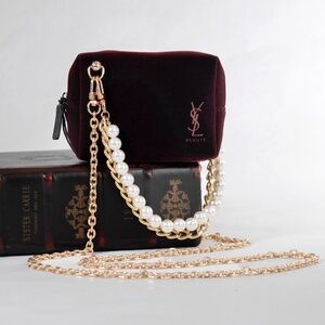 Yves Saint Laurent Burgundy Crossbody Bag NEW YSL